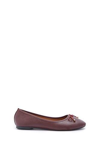 Forever21 Round Toe Bow Flats