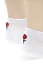 Forever21 Rose Ankle Socks
