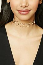 Forever21 Gold O-ring Choker