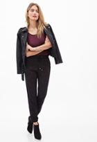 Forever21 Contemporary Abstract Print Drawstring Joggers