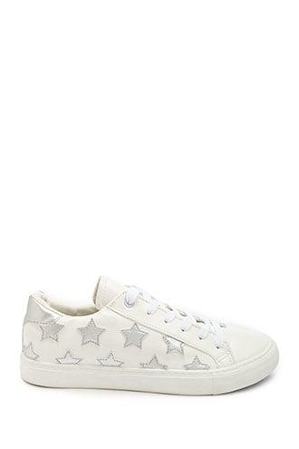 Forever21 Metallic Star Sneakers