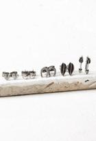 Forever21 Arrow And Horse Shoe Stud Set (b.silver)