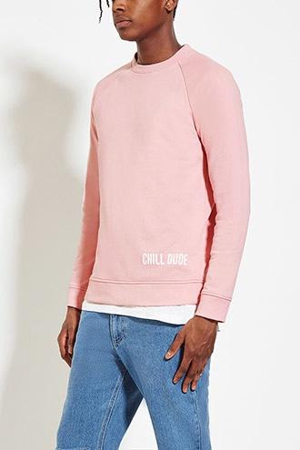 21 Men Men's  Chill Dude Graphic Sweatshirt