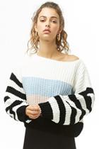 Forever21 Colorblock Chenille Knit Sweater