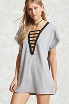 Forever21 Longline Strappy Cutout Top