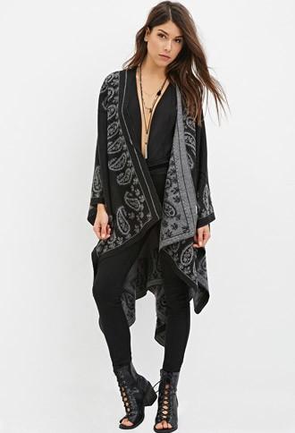 Forever21 Paisley-patterned Shawl