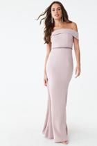 Forever21 Foldover Off-the-shoulder Gown