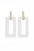 Forever21 Translucent Geo Drop Earrings