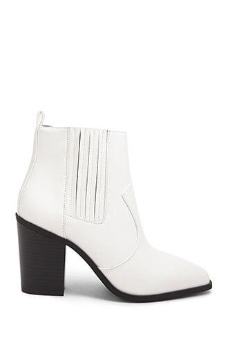 Forever21 Faux Leather Western Booties
