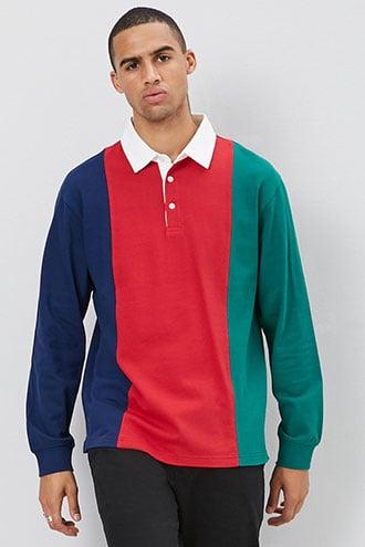 Forever21 Colorblock Polo Shirt