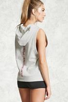 Forever21 Active Boxy Sleeveless Hoodie