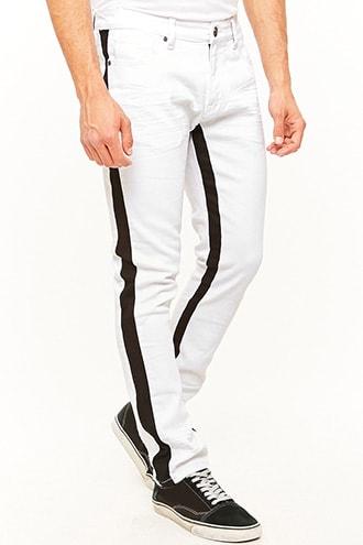 Forever21 Xray Denim Contrast Stripe Jeans