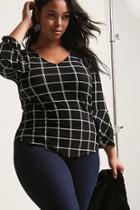 Forever21 Plus Size Geo Top