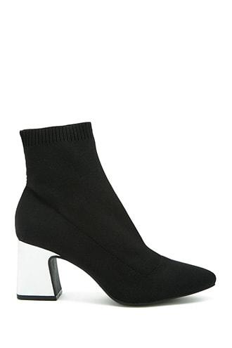 Forever21 Sock Ankle Booties