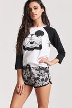 Forever21 Mickey Mouse Graphic Pajama Top