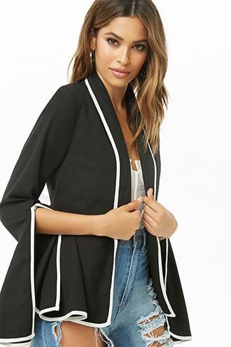 Forever21 Contrast-trim Blazer