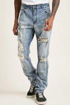 Forever21 Young & Reckless Distressed Skinny Jeans