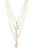 Forever21 Drop Pendant Layered Necklace