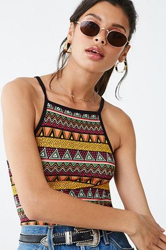 Forever21 Tribal-inspired Print Cami