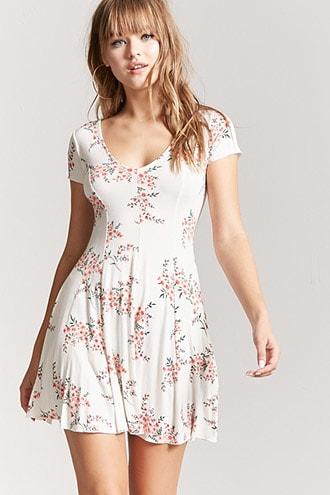 Forever21 Floral Mini A-line Dress