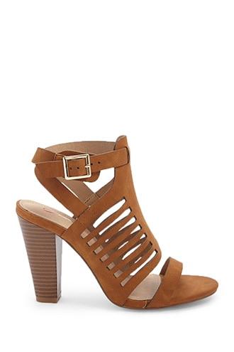 Forever21 Buckled Cutout Heels