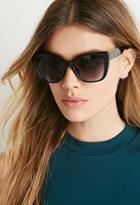 Forever21 Metallic-trimmed Cat Eye Sunglasses