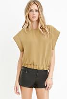 Love21 Women's  Slit-back Elasticized Top