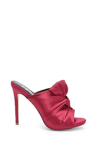Forever21 Privileged Shoes Satin Open-toe Heels