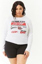 Forever21 Plus Size Fearless Racing Graphic Tee