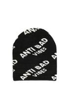Forever21 Anti Bad Vibes Graphic Beanie