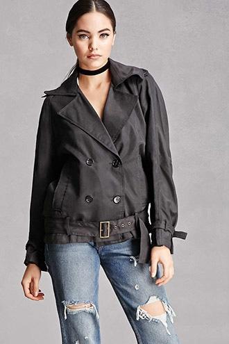 Forever21 Cropped Trench Coat