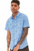 Forever21 Trunks Surf & Swim Bicycle Button Shirt