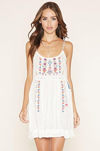 Forever21 Women's  Z And L Europe Cami Mini Dress