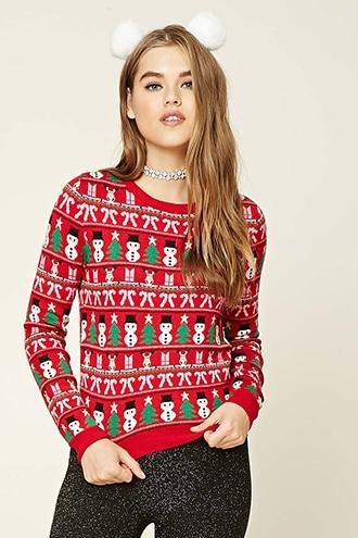 Forever21 Women's  Fair Isle Sweater