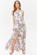 Forever21 Floral M-slit Cami Maxi Dress
