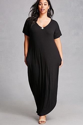 Forever21 Plus Size Slit T-shirt Dress