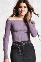 Forever21 Contemporary Ribbed Top