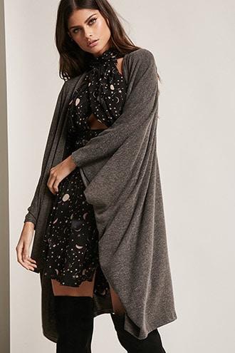 Forever21 Billowy Brushed Cardigan