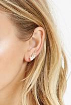 Forever21 Faux Pearl Ear Pins (gold/cream)