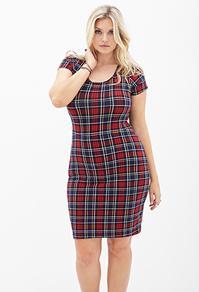 Forever21 Tartan Plaid Bodycon Dress