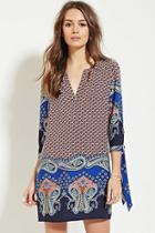 Love21 Women's  Contemporary Paisley Mini Dress