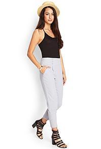 Forever21 Buttoned Waist Trousers