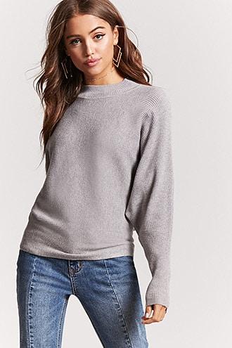 Forever21 Mock Neck Dolman Sweater