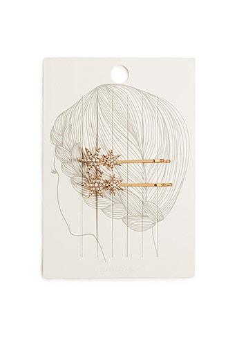 Forever21 Rhinestone Star Bobby Pin Set