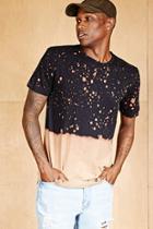 Forever21 Entity Bleach Splatter Tee