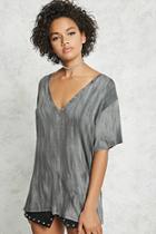 Forever21 Contemporary Crinkle Wash Tee