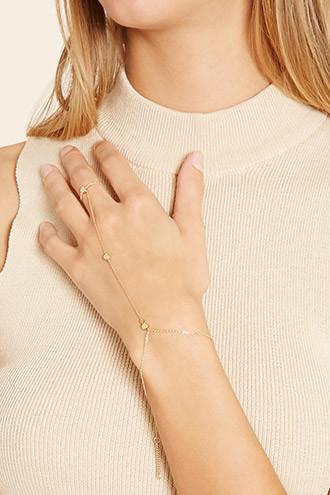Forever21 Flat Beaded Hand Chain
