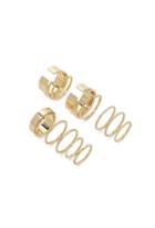 Forever21 Mixed Midi Ring Set (gold)