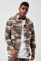 Forever21 Como Man Camo Shirt