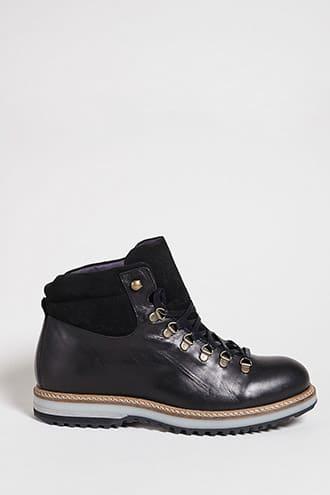 Forever21 Men Supply Lab Leather Hiking Boots